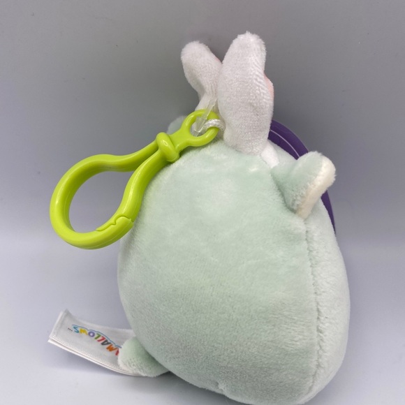 Squishmallow 3.5" Miley Llama Clip Soft Mint Bunny Ears 2023 Easter Plush BNWT - Picture 5 of 5